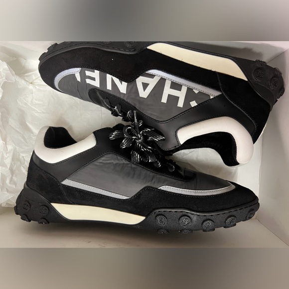 Chanel Men NYLON/CALFSKIN sneaker - Picture 7 of 8